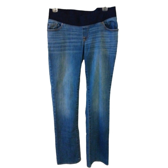 Liz Lange Maternity Boot Cut Semi-Evase' Jeans Size 4 - Picture 1 of 10